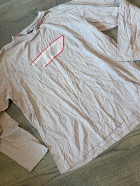 Diesel Vintage Y2K Tan Long Sleeve Cotton Shirt: Size XL